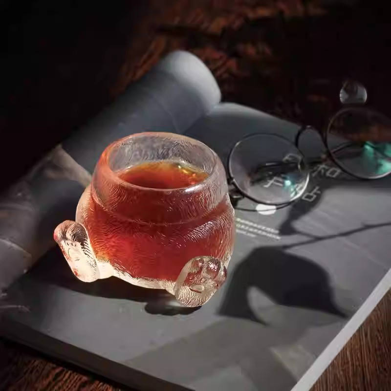 Cat Glass Cup Cute Heat-resistant Water Cup Coffee Cup Tea Cup Glass Wine Glass