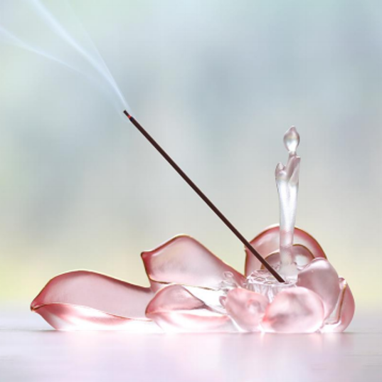 Glassware Incense Holder - Exquisite Gift for Home Use