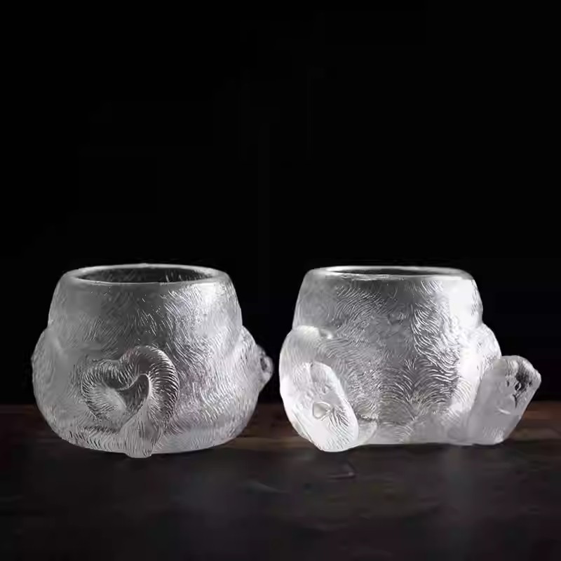 Cat Glass Cup Cute Heat-resistant Water Cup Coffee Cup Tea Cup Glass Wine Glass